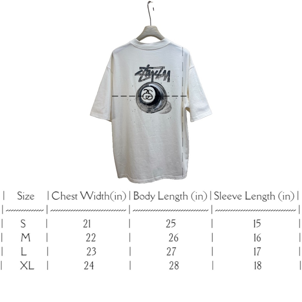 🌟Stussy White Short Sleeve Tee 🌟Graphic Design - Picture 6 of 6